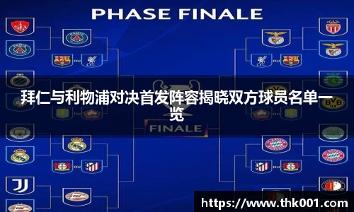 拜仁与利物浦对决首发阵容揭晓双方球员名单一览